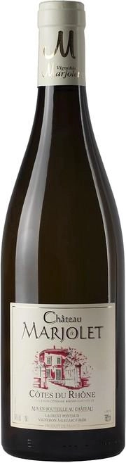 Вино Chateau de Marjolet Cotes du Rhone AOC Blanc  2022 750  мл 13%