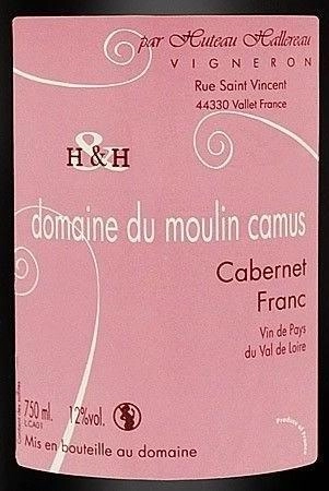 Вино Domaine du Moulin Camus Cabernet Franc  2016 750 мл
