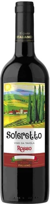 Вино Солеретто Красное сухое   750 мл