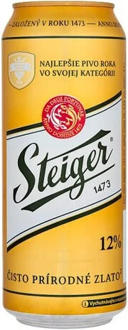Пиво "Steiger" Svetly, in  can 12%  Штайгер 500 мл