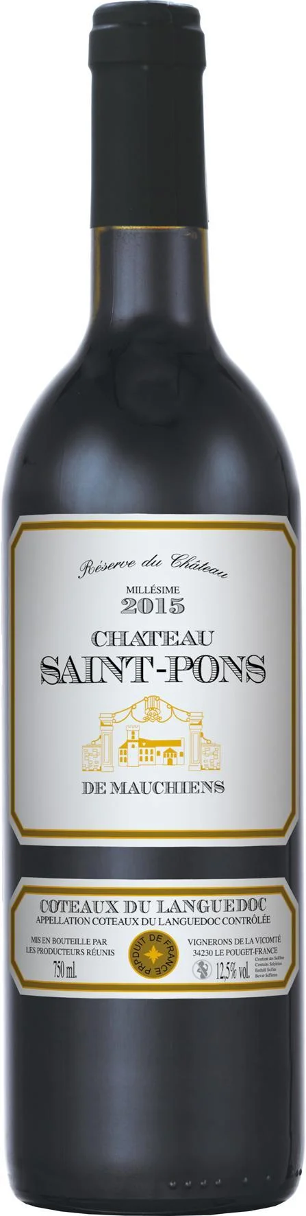 Вино Les Vigneros de la Vicomte Chateau Saint- Pons АОС Ле Винерон де ля Виконте Шато Сен Понс AOC 2016 750 мл