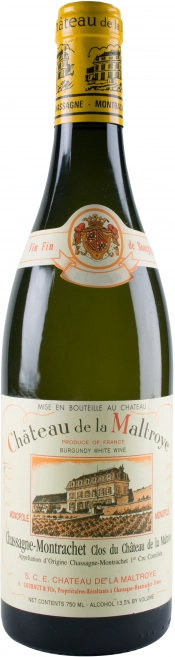 Вино Chateau de la Maltroye Chassagne-Montrachet AOC 1er Cru  Clos du Chateau de la Maltroye  Blanche   2016  750 мл