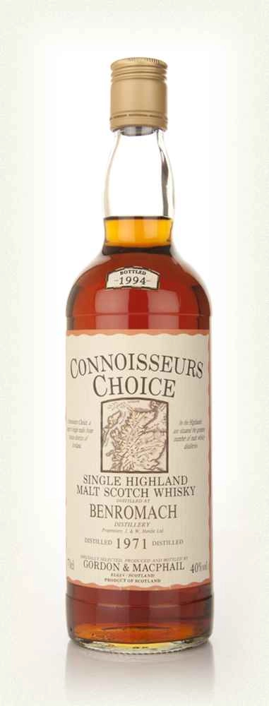 Виски "Connoisseurs Chioce" Benromach, "Выбор Знатока" Бенромах, 1971, 40% 70cl