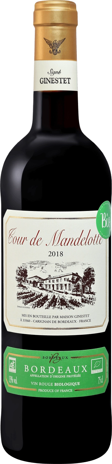 Вино "Tour de Mandelotte" Bio  Bordeaux  2018   750 мл