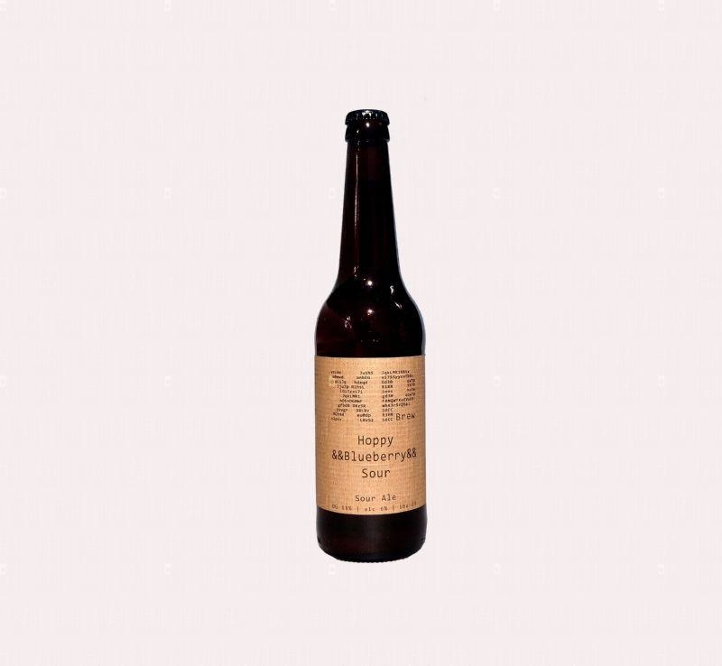 Пиво ХР Hoppy && Blueberry && Sour /Икс Пи "Хоппи Черника Соур" 500 мл