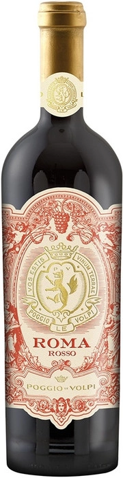 Вино Poggio Le Volpi, Roma DOC Rosso Поджо Ле Вольпи, Рома Россо 750 мл