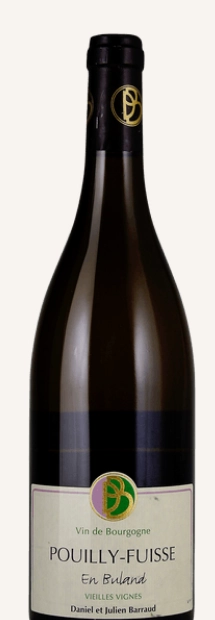 Вино  Daniel & Julien Barraud Pouilly Fuisse En Buland   Пуйи-Фюиссе Ан Бюлан Вьей Винь  белое сухое 2018 750 мл 14%