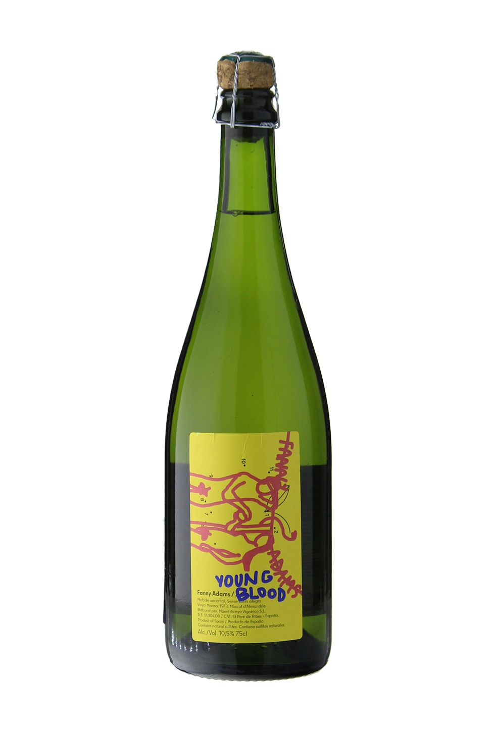 Игристое вино   Fanny Adams Young Blood  2019   750 мл  10,5%