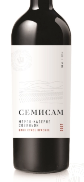 Вино Шумринка  Семисам  Мерло Каберне Совиньон 750 мл