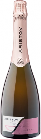 Вино игристое "Aristov" Rose Brut  375 мл