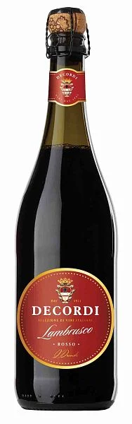 Игристое вино Decordi Rosso Lambrusco dell’Emilia IGT  750 мл   