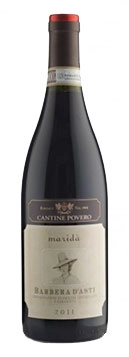 Вино Cantine Povero Barbera d’Asti DOCG Maridà  2016  750 мл