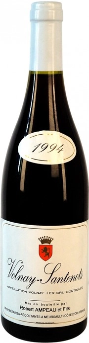 Вино Robert Ampeau et Fils  Volnay-Santenots Volnay Premier Cru AOC  Роберт Ампо и Фис Волне-Сантено Волне Премьер Крю  1997 750 мл 13%