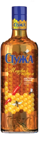 Настойка горькая Стужа медовая с перцем 100 мл