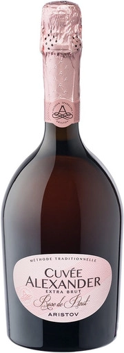 Игристое вино Aristov Cuvee Alexsnder Rose de Pinot Extra Brut  750 мл