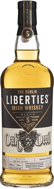Виски The Dublin Liberties Oak Devil Даблин Либертис Оак Девил  купажированный 700 мл