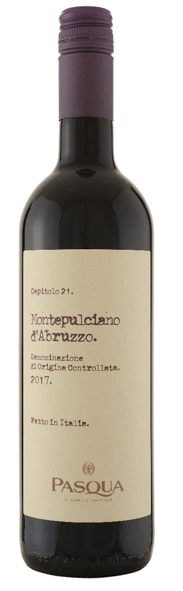 Вино Pasqua Montepulciano d'Abruzzo DOC Паскуа Монтепульчано д'Абруццо 2019  750 мл