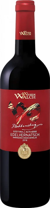 Вино Wilhelm Walch  Plattensteig  Edelvernatsch Alto Adige Вильгельм Вальх  Платтенстейг  Эдельвернатш 2018 750 мл