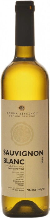 Вино Domaine Dereskos Sauvignon Blanc  2019 750 мл  13%