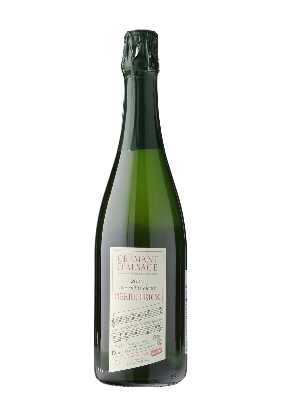 Игристое вино Pierre Frick Cremant d'Alsace   2020  750 мл