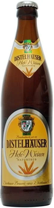 Пиво Distelhauser Hefe-Weizen Дистельхойзер Хефе-Вайцен  стекло 500 мл