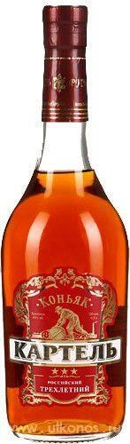 Коньяк Картель 3* 500 мл