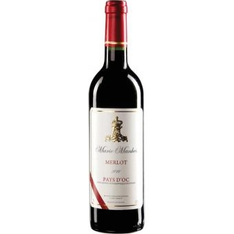 Вино Marie Manhes, Merlot Languedoc-Roussillon VDP Мари Манес Мерло, Лангедок-Руссийон VDP крас сух. 750 мл