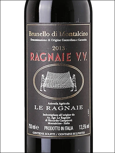 Вино Brunello di Montalcino Ragnaie V.V. DOCG   2016 750 мл