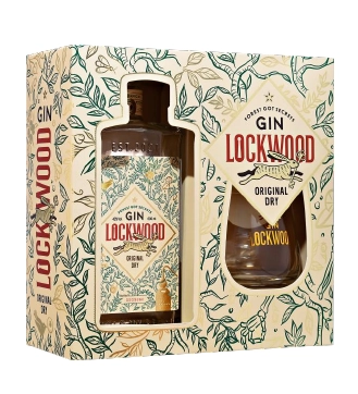 Джин Lockwood Original Dry gift box  500 мл    +glass
