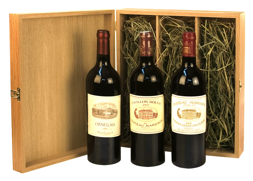 Футляр на 3 бутылки Бургонь (бук)