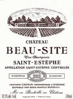 Вино Borie-Manoux  Chateau Beau-Site Saint-Estephe   2016  750 мл
