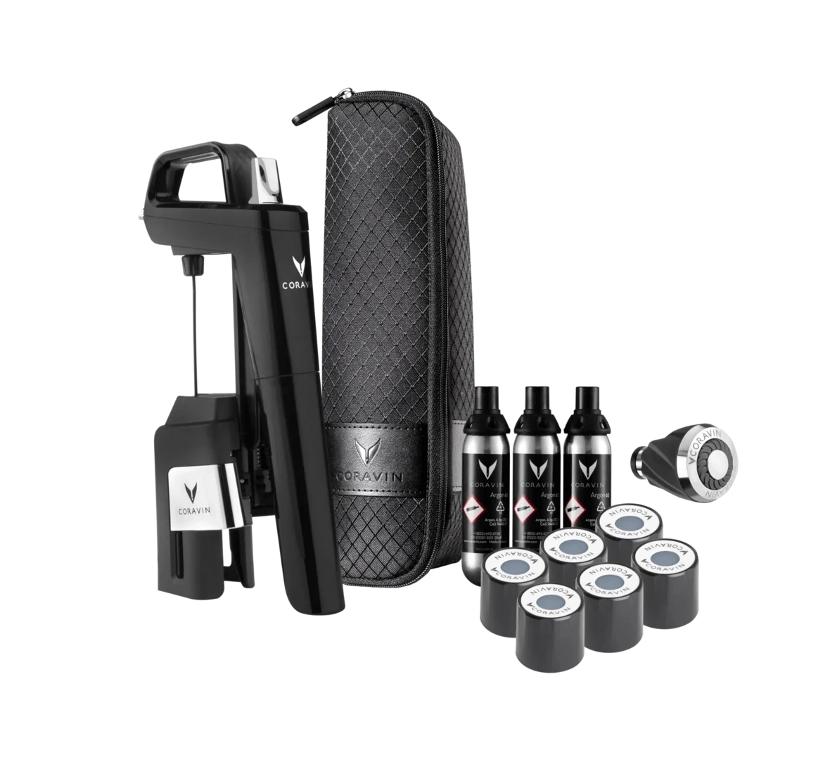 Система для подачи вин по бокалам Coravin Model Six Plus Piano Black