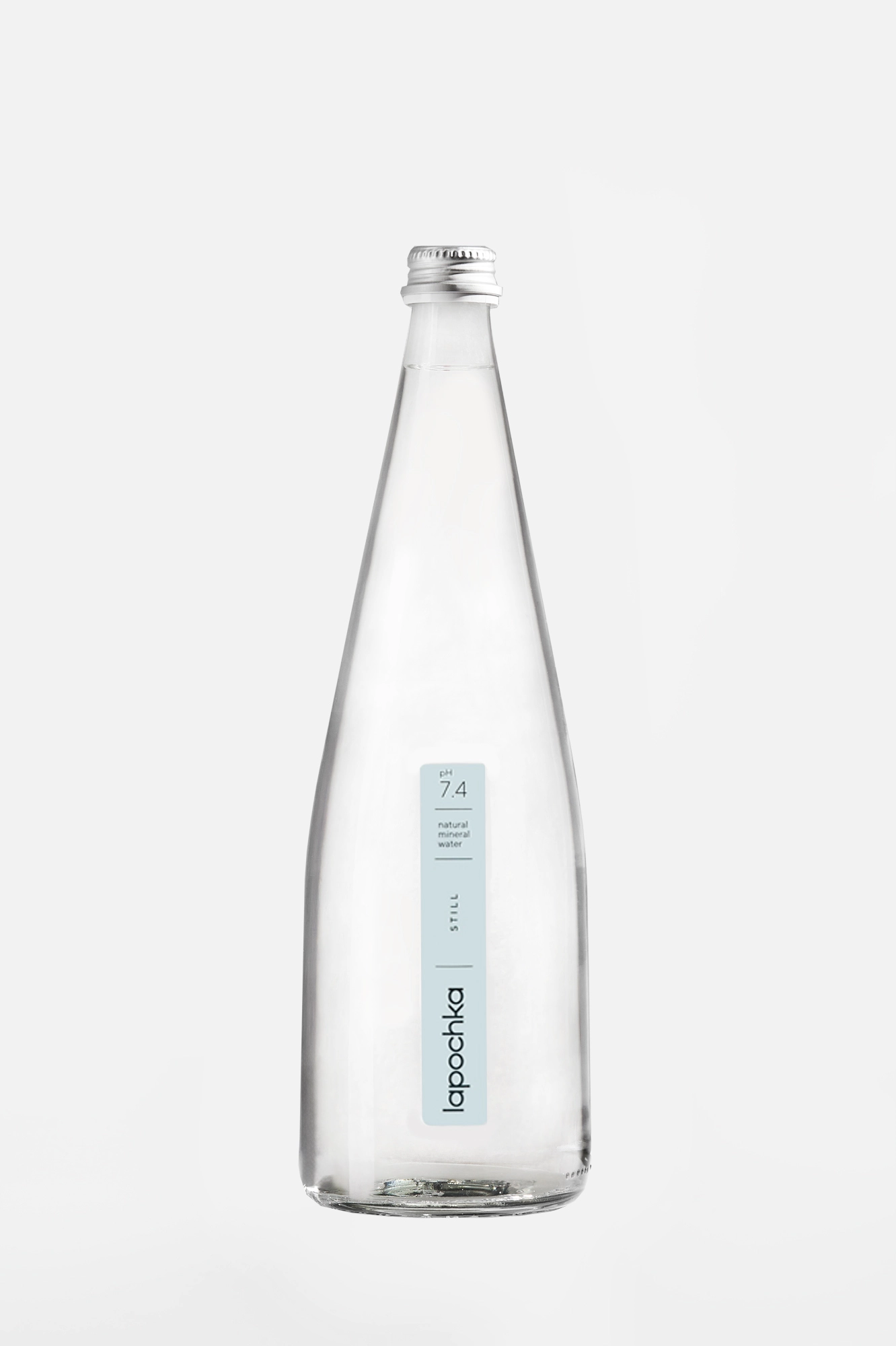 Вода Лапочка негазированная в стеклянной бутылке 1 л