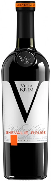 Вино  Villa Krim   Вилла Крым  Шевалье Руж  750 мл