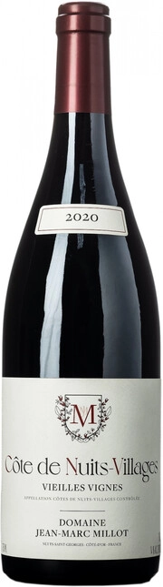 Вино Domaine Jean-Marc Millot  Cote de Nuits-Villages Vieilles Vignes AOC   2020  750 мл   14%