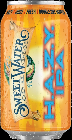 Пиво  SweetWater Hazy IPA  SweetWater, 420 Strain G13 IPA  ж\б 355 мл