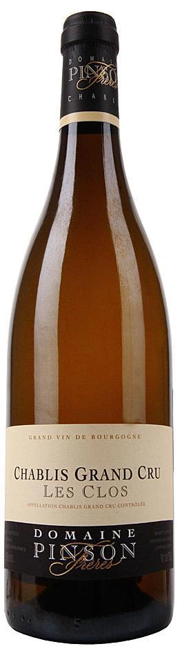 Вино Domaine Pinson  AOC Chablis Grand Cru Les Clos   2016 750 мл