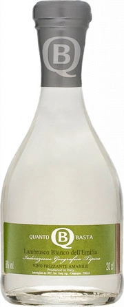 Игристое вино "Quanto Basta" Lambrusco dell'Emilia Bianco   IGT  200 мл