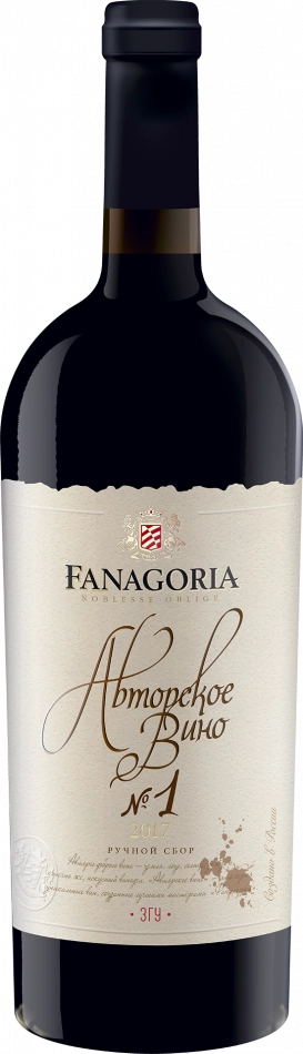 Вино Фанагория Авторское Вино №1 3000 мл