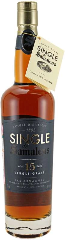Арманьяк  Single de Samalens  15 Years Old  Bas Armagnac  700 мл
