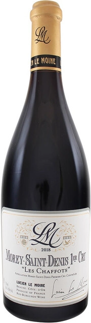 Вино Lucien Le Moine Morey-Saint-Denis 1er Cru Les Chaffots AOC Люсьен Ле Муан Море-Сен-Дени Премье Крю Ле Шаффо 2018 750 мл