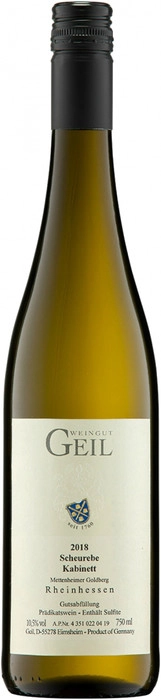 Вино Geil, Scheurebe Kabinett, Rheinhessen   Гейл, Шойребе Кабинет 2018   750 мл