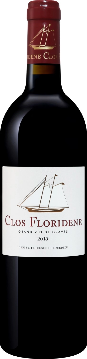 Вино  Clos Floridene Graves rouge  AOC  2018 750 мл