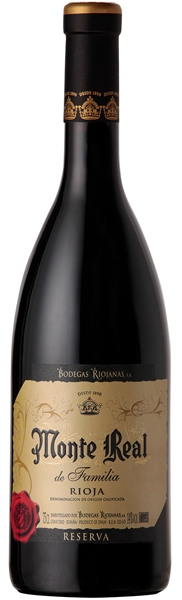 Вино Bodegas Riojanas  Monte Real de Familia Reserva  2019 750 мл