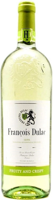 Вино Francois Dulac Vin de Pays du Gers Blanc dry 2017 1000 мл
