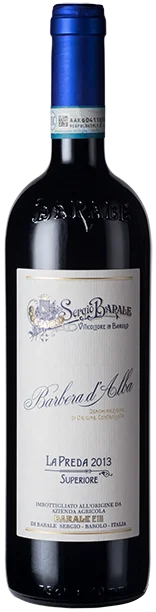 Вино Barale Fratelli La Preda Barbera d'Alba Superiore DOC Барале Фрателли Ла Преда Барбера д'Альба Суперьоре   2013 750 мл
