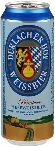 Пиво Durlacher Premium Hefeweissbier Дурлашер Премиум Хефевайсбир 500 мл