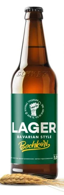 Пиво Бочкари  Lager  Лагер    500 мл