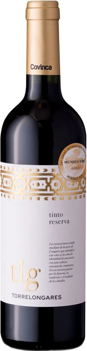 Вино Covinca  Torrelongares  Reserva  Carinena DO   750 мл  13,5 %