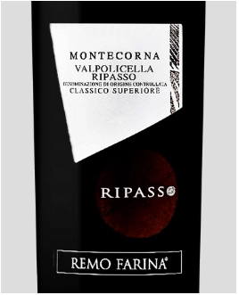 Вино Remo Farina Montecorna Ripasso Valpolicella Classico Superiore DOC red  Ремо Фарина Монтекорна Рипассо Вальполичелла Классико Суперьоре DOC  2015  750 мл